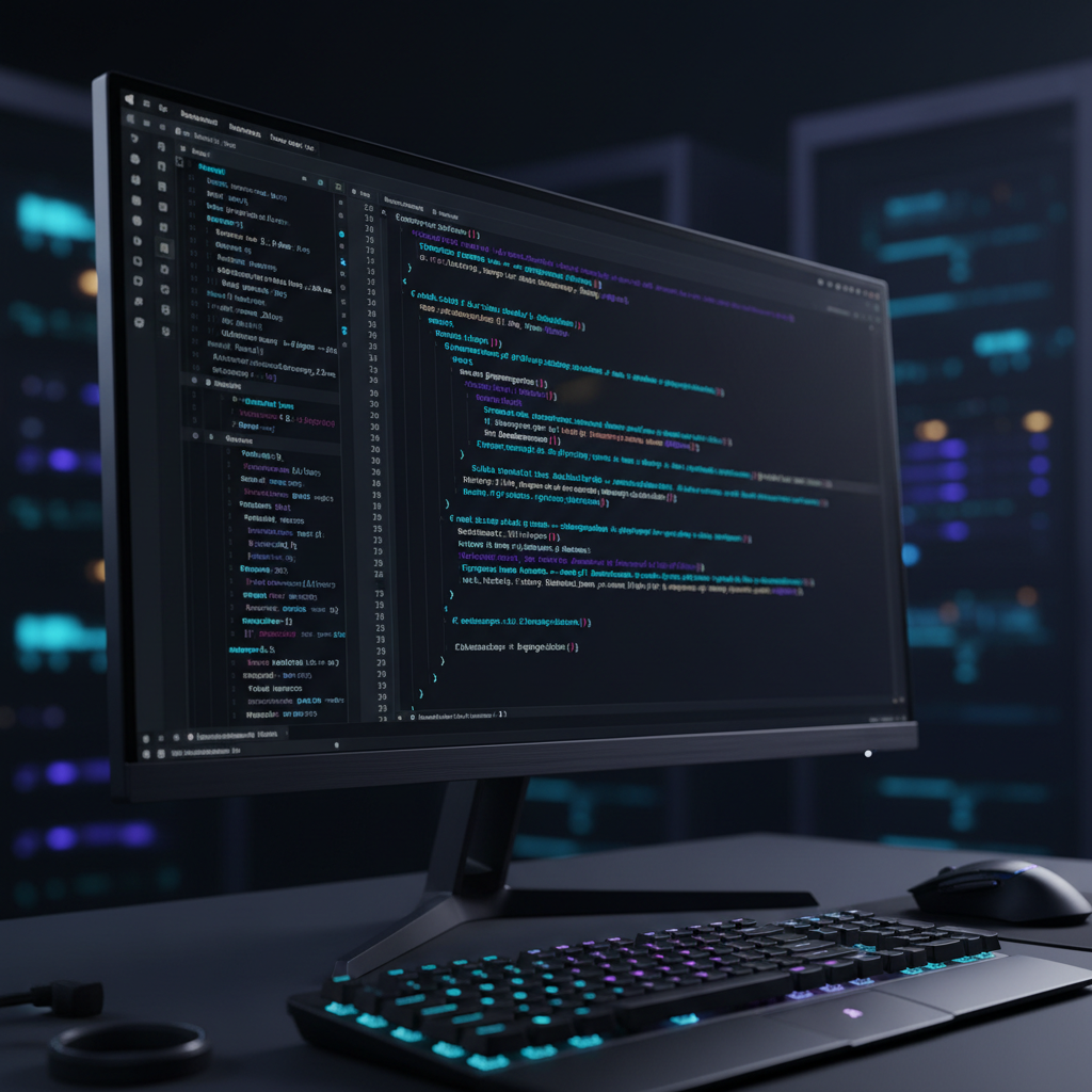 Liquid code snippets open in a dark code editor