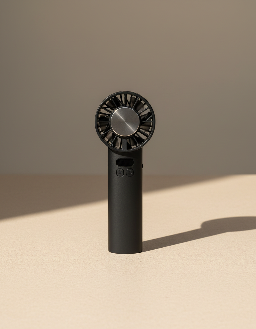 AERØ ONE in black standing upright in soft natural light