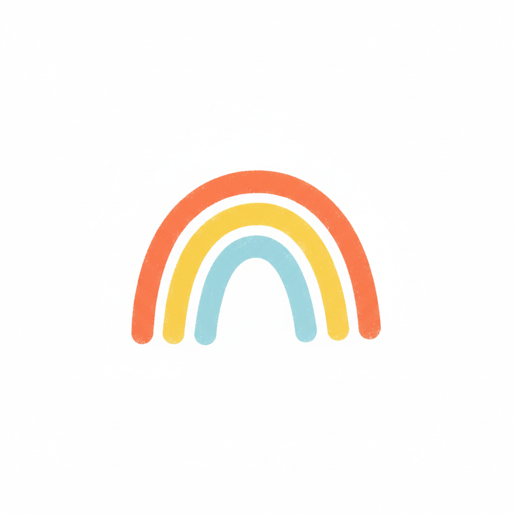 Illustration d'un arc-en-ciel