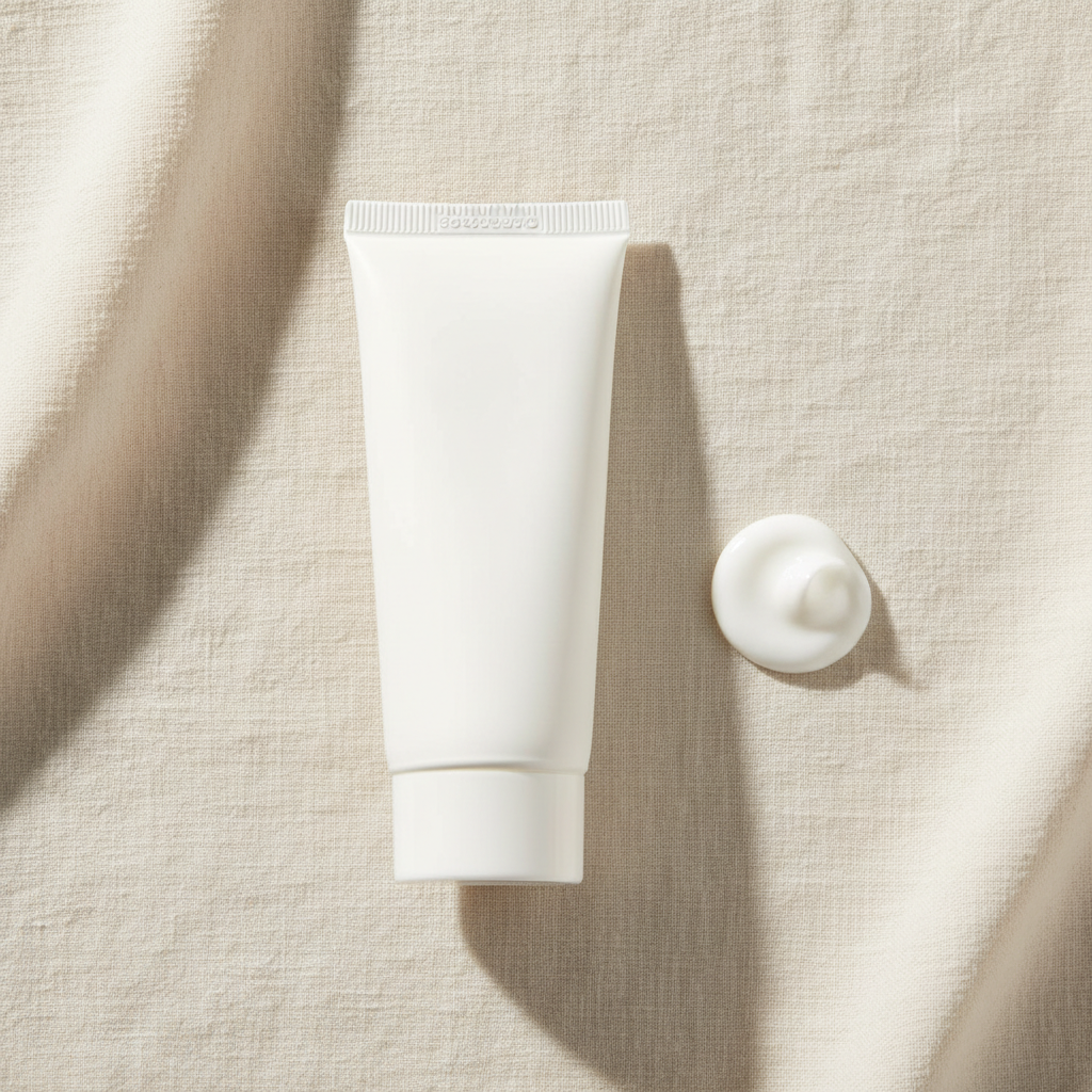 Tube of topical cream
