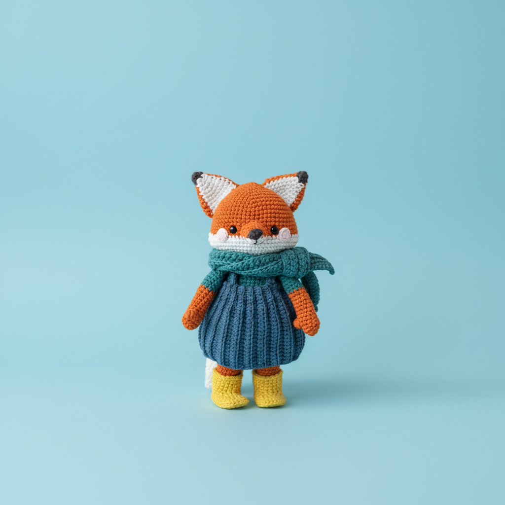 Petit renard au crochet