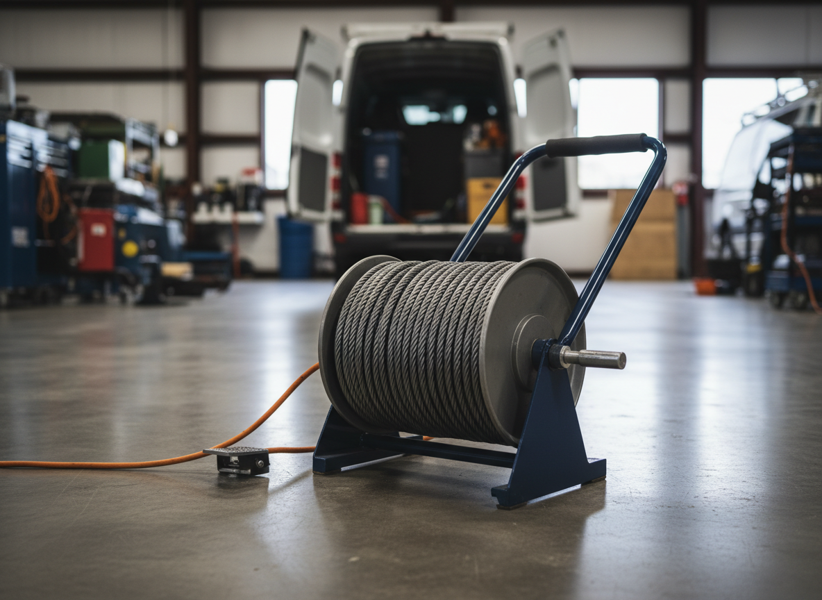 Máquina eléctrica de destape con cable espiral de acero