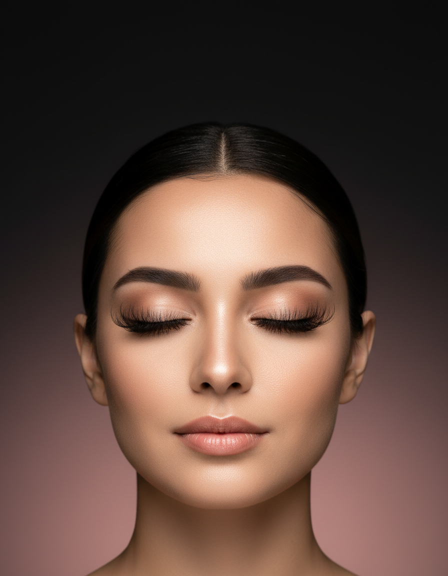 AYLASHES Black Month 2026 – Kampagnenmotiv mit natürlichen Wimpern