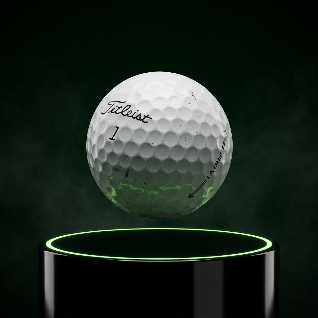 Titleist Pro V1 golf ball in 4A Near Mint condition