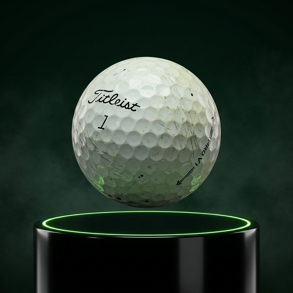 Titleist Pro V1 golf ball in 3A Good condition