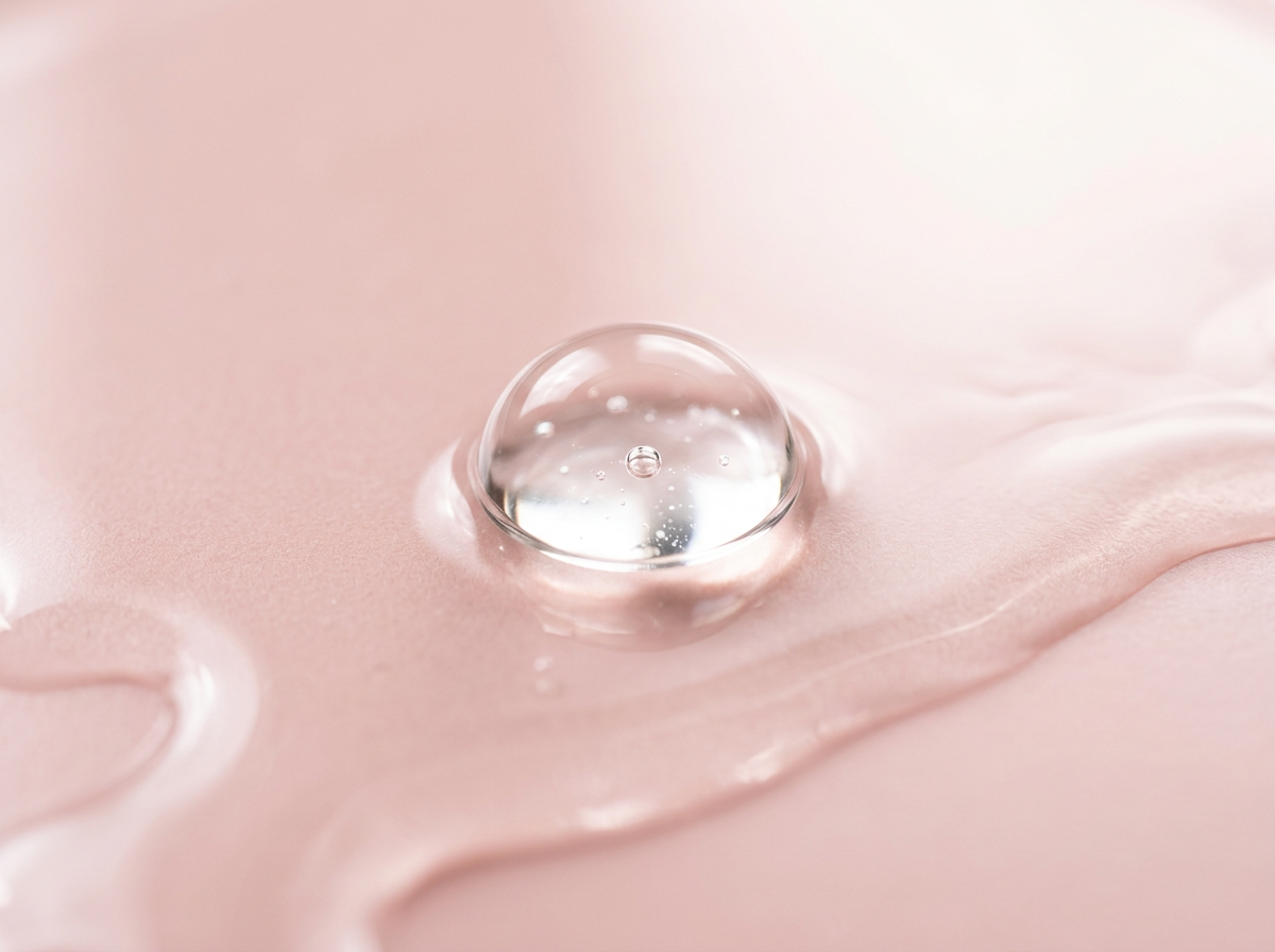 Gota brillante de glicerina