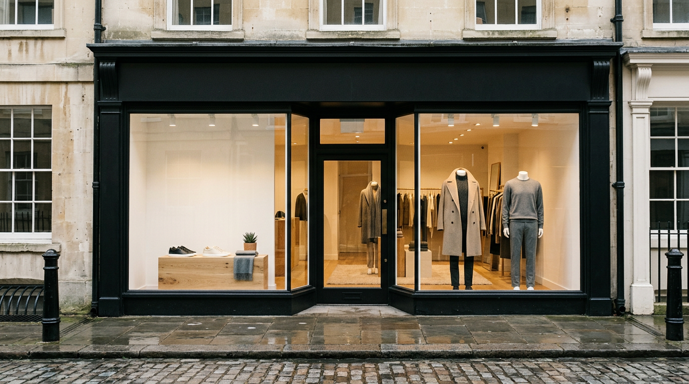 The Valloncia boutique shopfront on a Sydney street