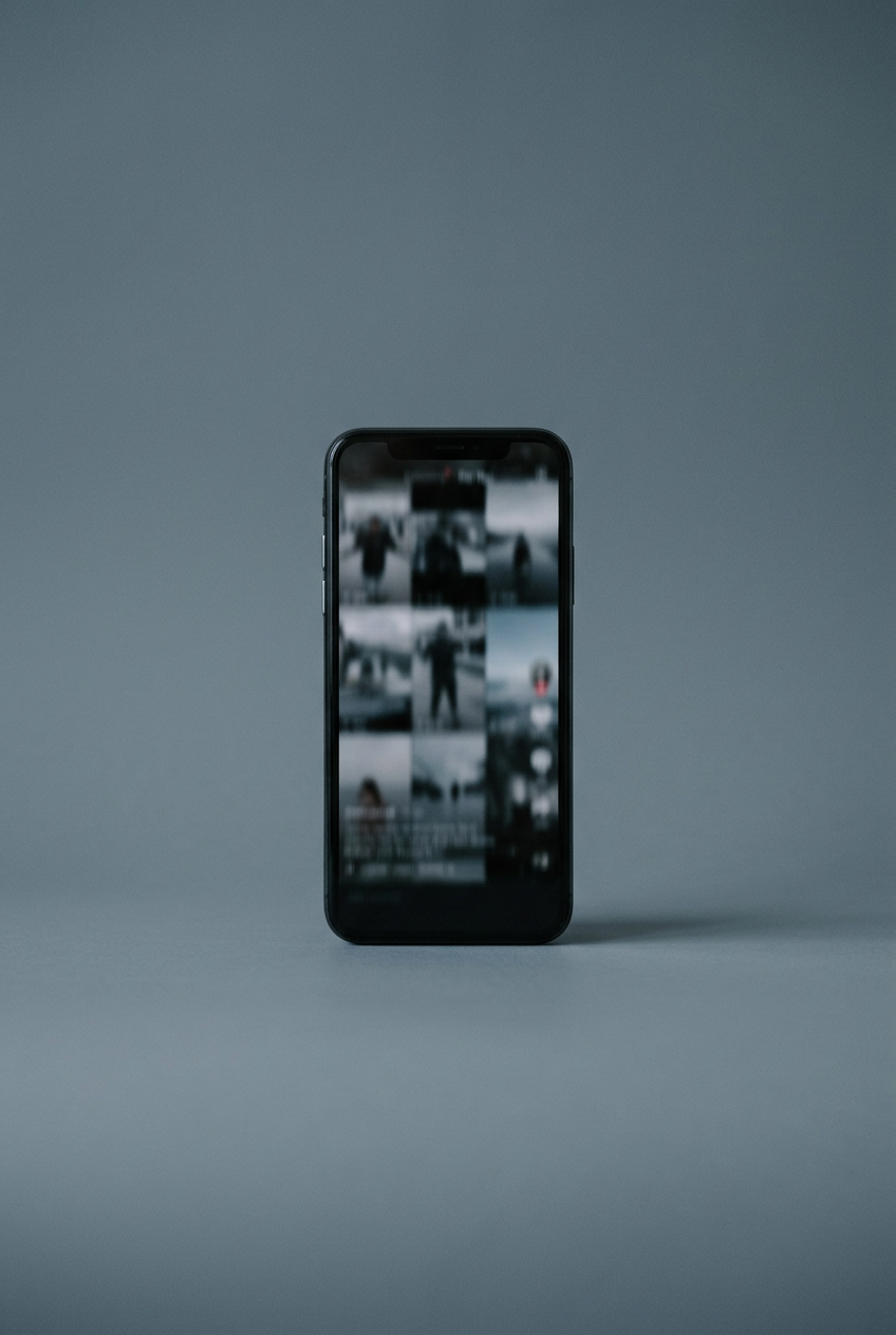 Mobilní telefon s nekonečným videem ze sociálních sítí