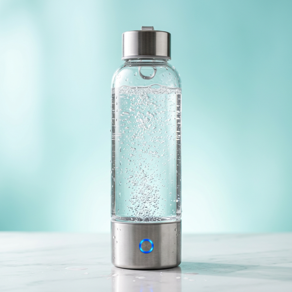 Hydrogen water generator bottle with micro bubbles