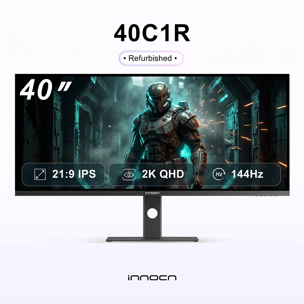 Refurbished 40C1R | 40" WQHD 144Hz IPS Ultrawide Creator Monitor | INNOCN