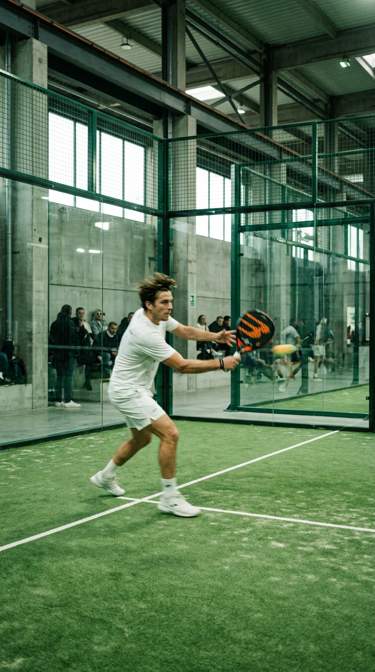Padel players using ONYU