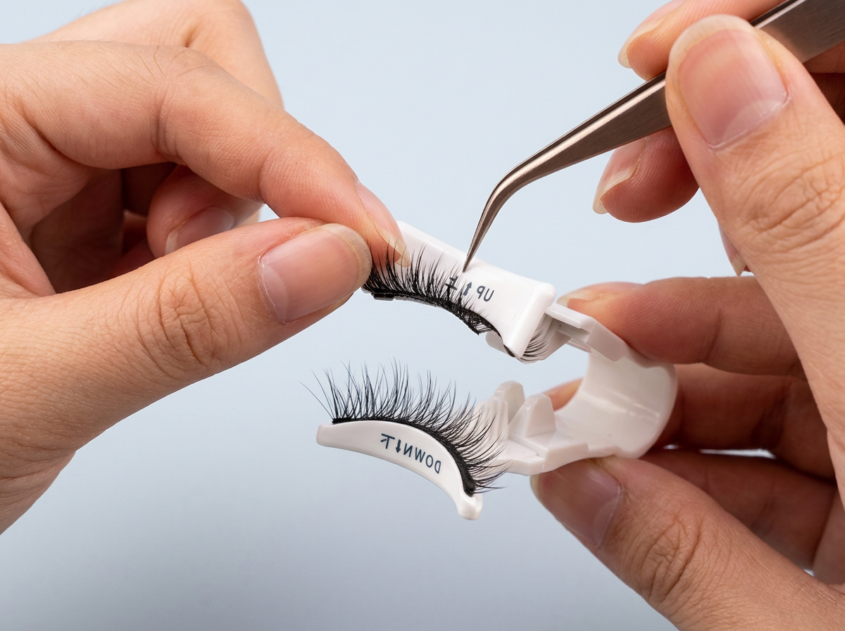 Loading the lash into the applicator