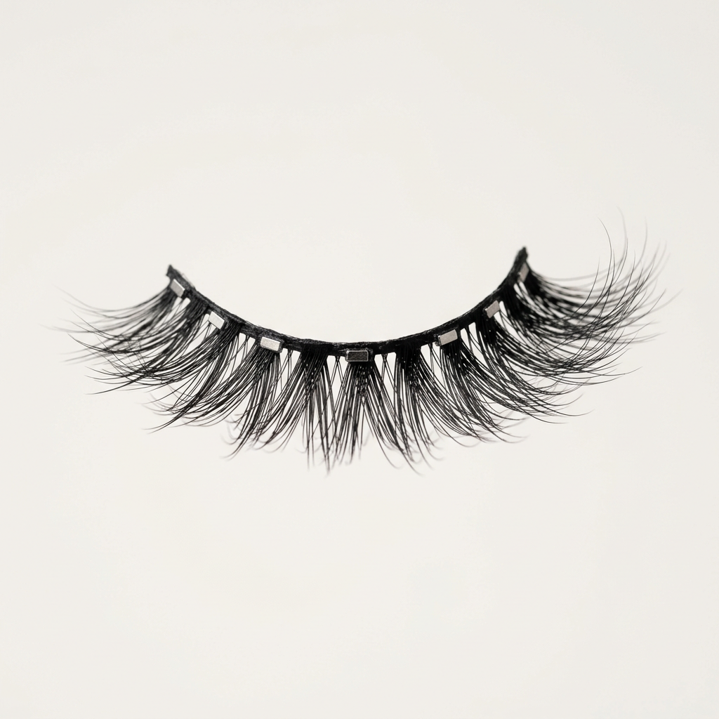 Macro of a magnetic lash band
