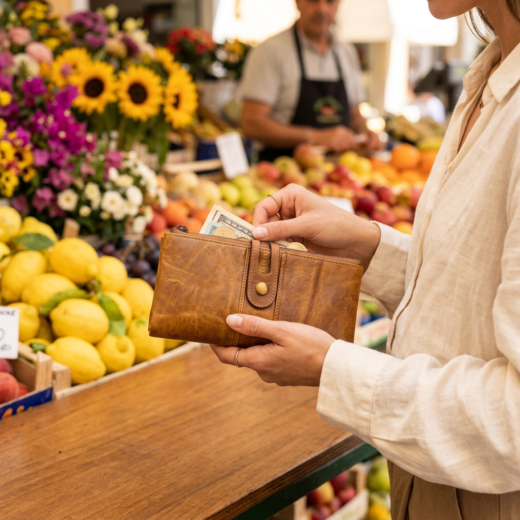 The Martina Wallet carried on an everyday outing